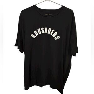 Black KRUSADERS Knights Club Los Angeles High End Men’s 2XL T-Shirt MINTY